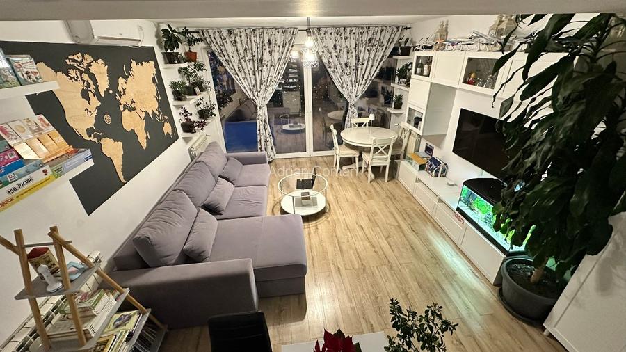 Penthouse pe două niveluri, terasă generoasă, vedere la apus - 4