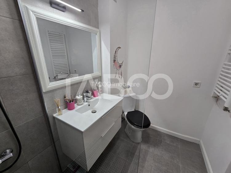Apartament decomandat 3 camere 2 bai balcon lift City Residence Sibiu - 17