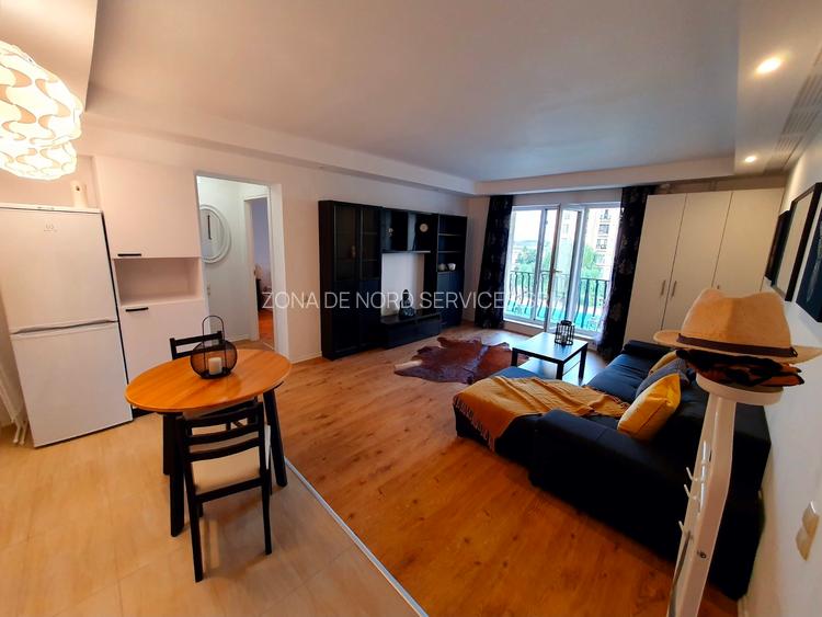 Ap. 2 camere - vedere piscină, Cosmopolis Centura Nord | Pipera | A3, comision 0 - 2