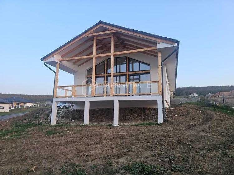 Vilă chalet modern cu perete panoramic de sticlă - Livezeni, Mureș - 5