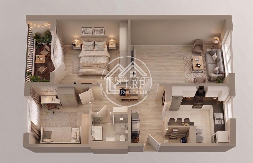 Brâncoveanu | 3 Camere Decomandat | Mobilat și Utilat | Izvorul Crisului - 2