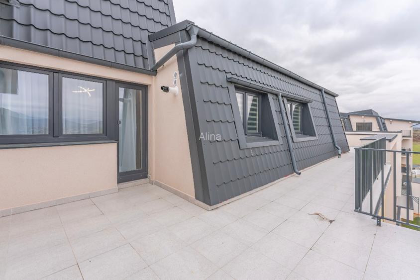 Penthouse cu terasă panoramică în Râșnov - 15