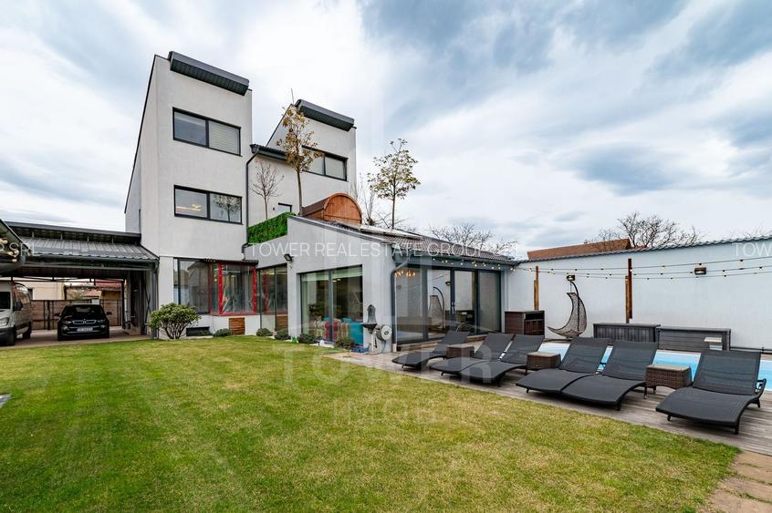 Vilă ultralux de 500 mp utili, piscină, saună, filigorie – Exclusivitate!! - 2