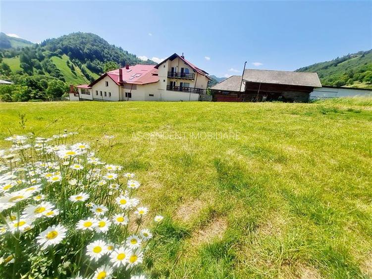 FILM!View superb catre munti,teren pretabil constructie Hotel,4.400 mp, Moieciu - 4