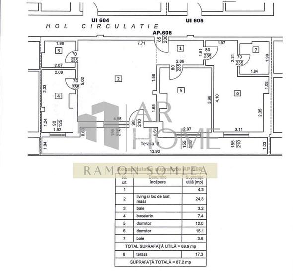Apartament 3 camere, prima inchiriere, Ploiesti, Parcul Mihai Viteazul - 12