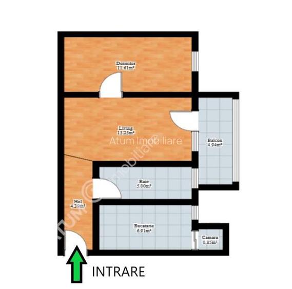 Apartament 2 camere balcon in zona Cedonia din Sibiu - 6