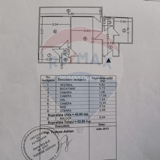 Apartament modern cu 2 camere de vanzare in zona 1 Mai - Ion Mihalache - 11