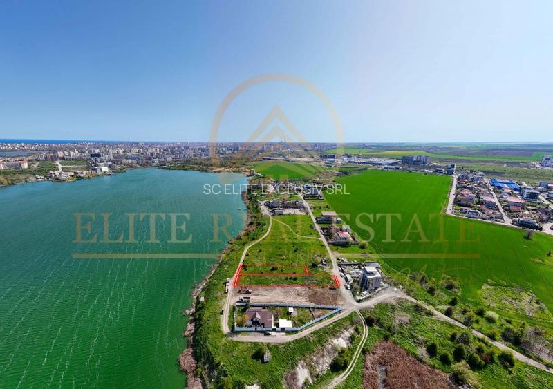 Palazu Mare - Primul lot la lac - Teren 2600 mp cu deschidere de 36,98 m - 3