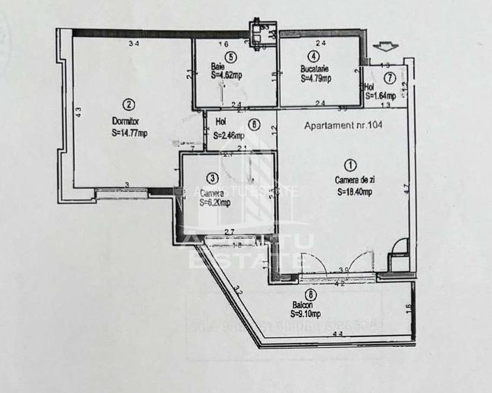 Apartament 3 Camere de vanzare, Adora Forest, Lipovei, Timisoara - 13