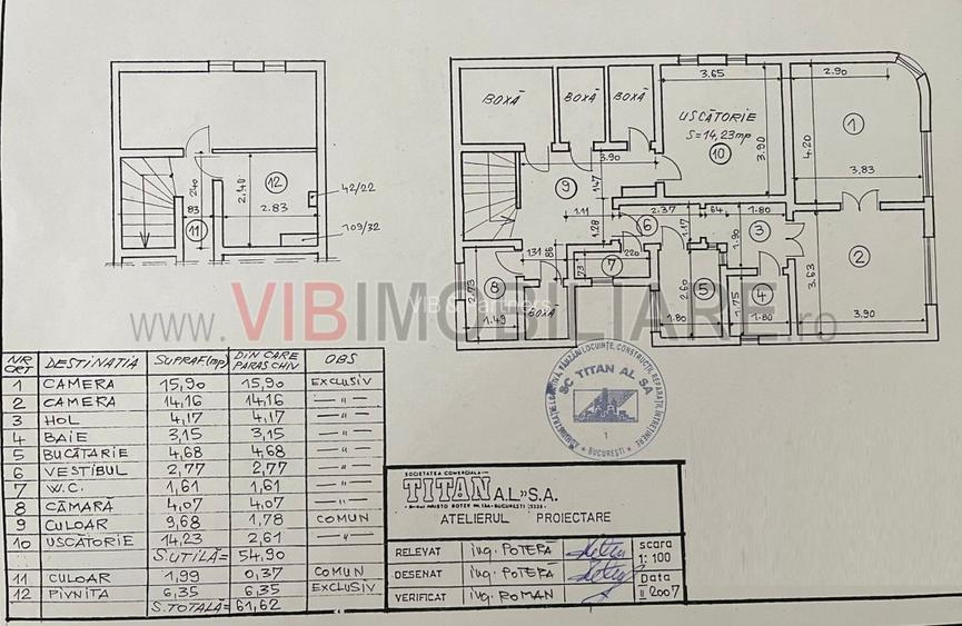 Piata Alba Iulia - Matache Dobrescu - apartament 2 camere in vila - 10