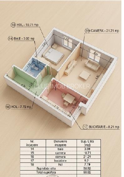 Apartament 2 camere decomandat , bloc 2010, Tătărași, Ciurchi - 3