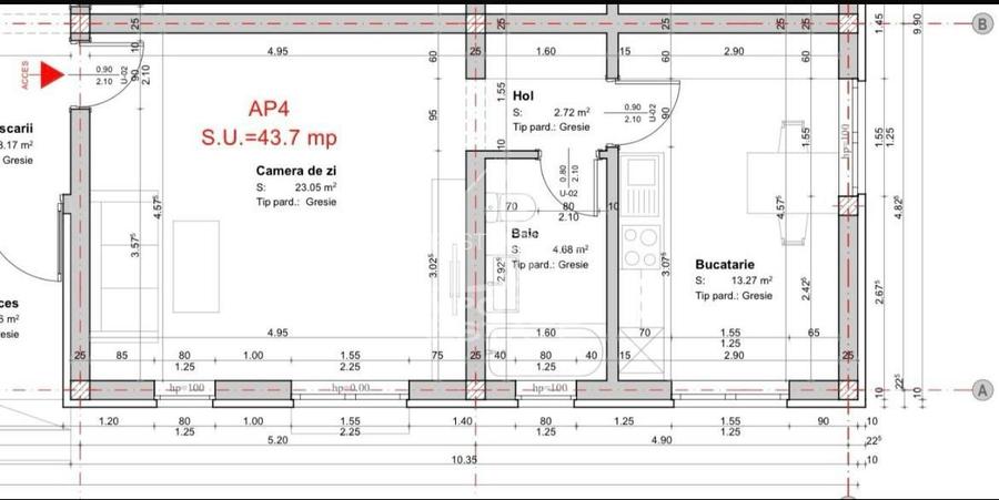 Apartament 2 camere de vanzare, curte proprie, zona Giroc/Braytim - 6