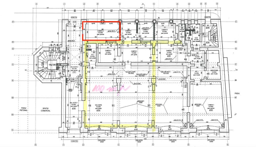 Spatiu parter, sursa apa in el, 13mp, centru, Cuza Voda - 3