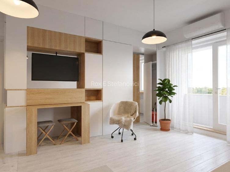 Studio smart premium | Veneția Residence Iași | Vedere la lac, etaj 9, parcare,  - 16