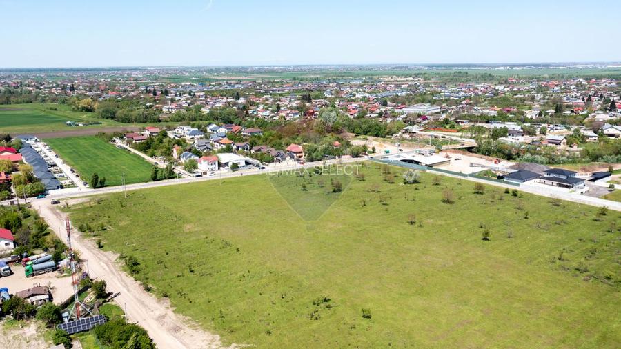 Domnesti- vanzare teren intravilan 10.000mp/ Soseaua Curtea Domneasca - 10