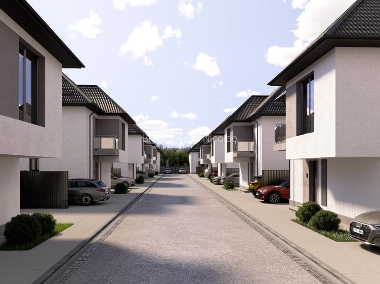 Casa individuala 5 camere in Complex  privat/3 bai / Mansarda/300 mp curte  - 9