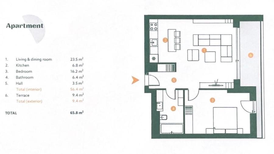 Apartament 2 camere |  Băneasa | Complex The Ivy | 2 locuri parcare - 8