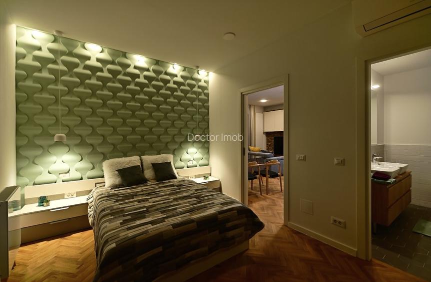 Rafinament, liniște și spațiu exterior privat în centrul Bucureștiului - 17