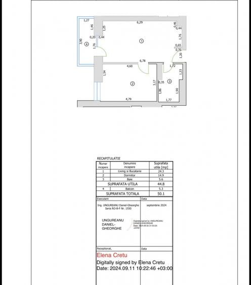 Apartament 2 camere Cortina North I  Loc de parcare - 13