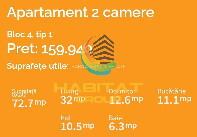 2 camere metrou Grigorescu cladire boutique Nou - 11