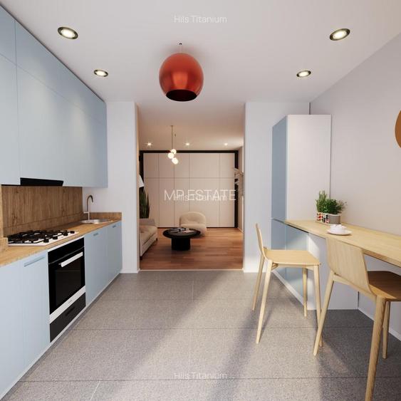 Apartament 2 camere 2 B-52,23 mp / Hils Titanium / Metrou Nicolae Teclcu - 8
