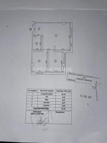 3 camere - Centru Valea Lupului-  57mp -  90000 euro - 4