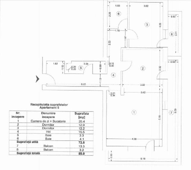 Acte gata la apartament 3 camere la Metrou Aparatorii Patriei Berceni - 3