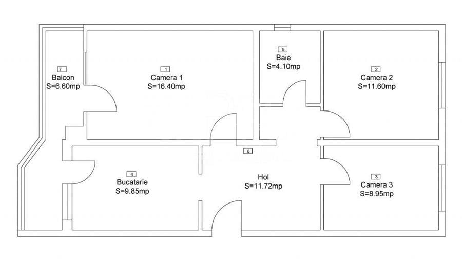 Apartament 3 camere de vanzare in Manastur, Cluj Napoca - 8
