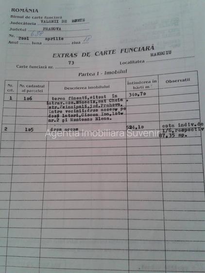 Teren , Cheia, str. Muzeului, 330 mp, 30000 E - 3