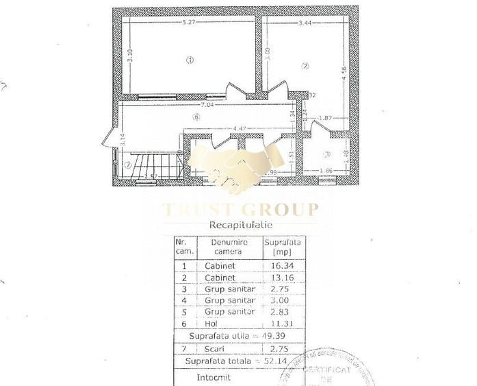 Imobil Eminescu - Radu de la Afumati - P+2 - 10 camere - 25