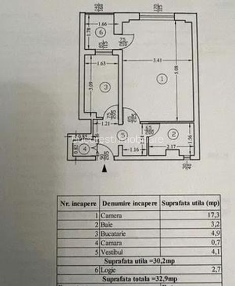 Garsoniera,Vitan,Auchan,bl.1983,MIXT,reabilitat,et.3/10,DECOMANDATA,Libera - 6