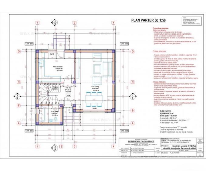 Casă individuală, 200 mp utili interior și 400 mp curte - 2