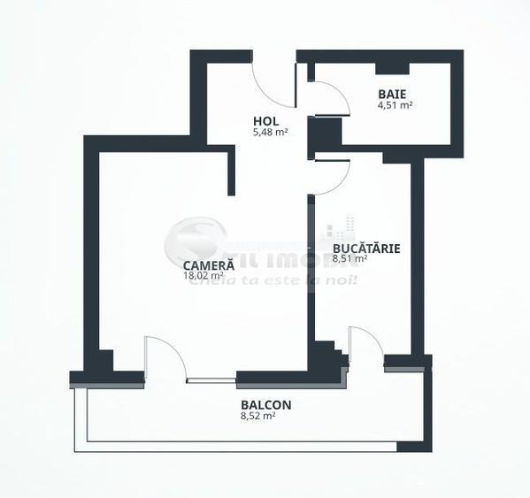 BLOC NOU! Ap. cu o camera decomandat Tatarasi 45 mp 82.660 euro+TVA - 6