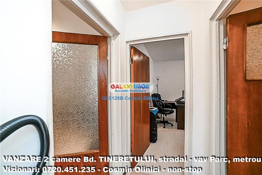Vanzare 2 camere Bd. Tineretului - stradal - vav Parc - metrou - 50mp - 12