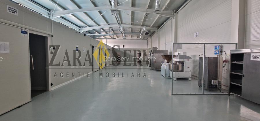 Hală industrială de închiriat – 600 mp – utilată pentru industrie alimentară – Z - 8