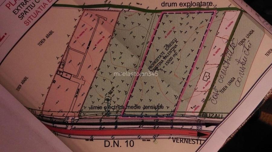 Teren 15000 mp Vernesti, Buzau cu PUZ - 12