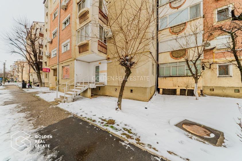 Apartament 2 camere pretabil pentru spatiu comercial, parter,  Alfa, comision 0% - 13