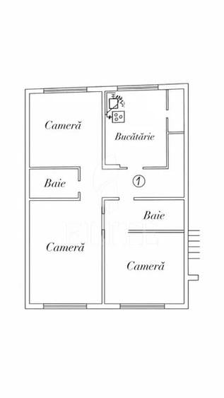 Apartament 3 camere în zona BRD