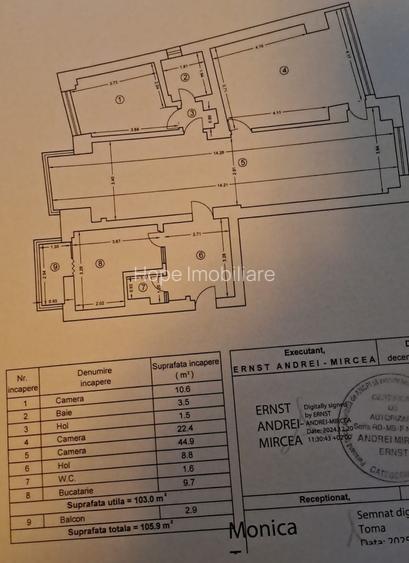 Piata Unirii - Splai - Apartament 4 camere 106 metri patrati - 10