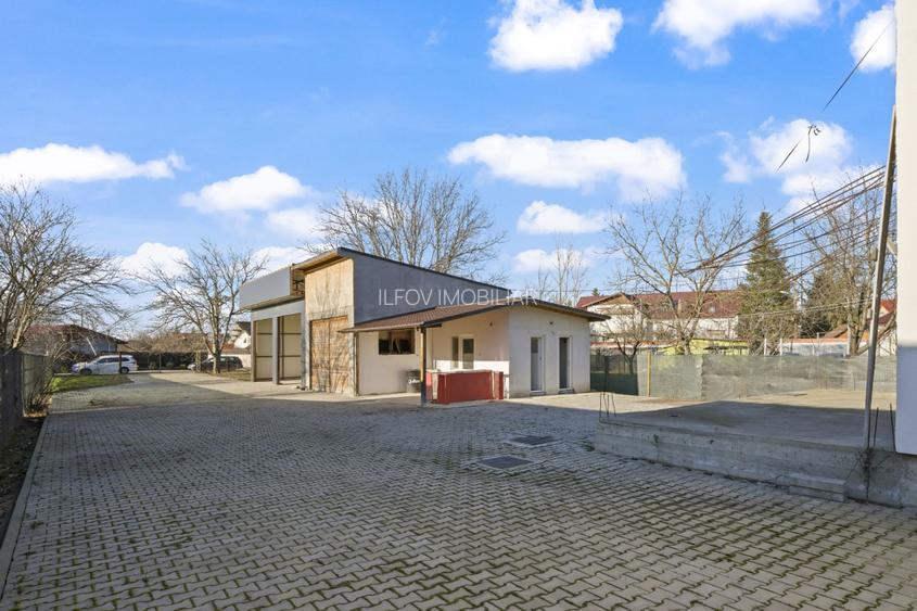 Construcție comercială rezidențială 273mp, spălătorie auto și depozit 127 mp DN1 - 8