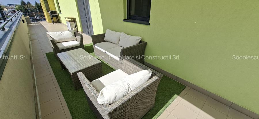 Penthouse 3 camere, terasa de 50mp - la prima inchiriere - 23