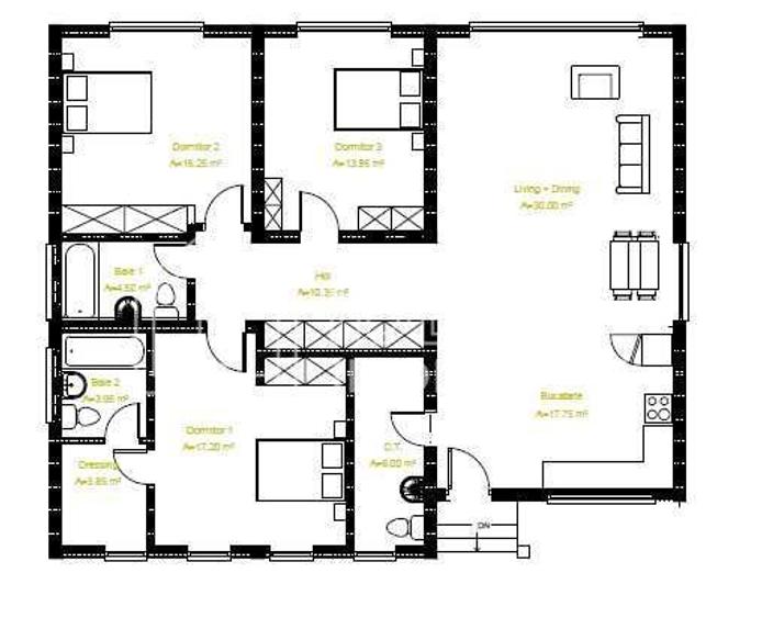 Casa individuala pe un singur nivel, zona Sura Mica - 1