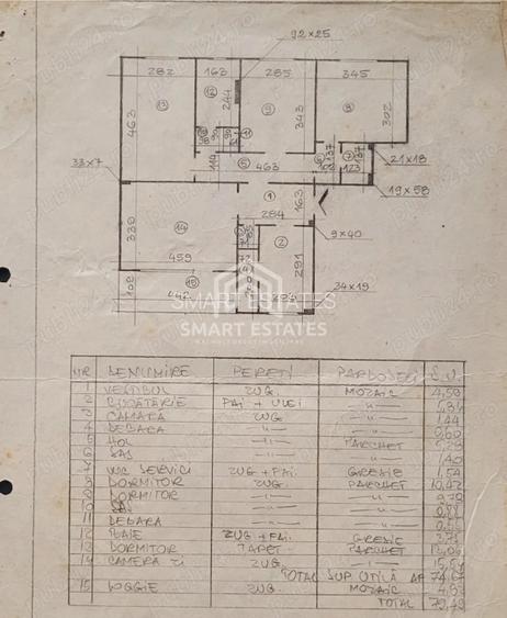 4 camere la 3 minute metrou Titan | Parc IOR | etaj 1/4 - 7