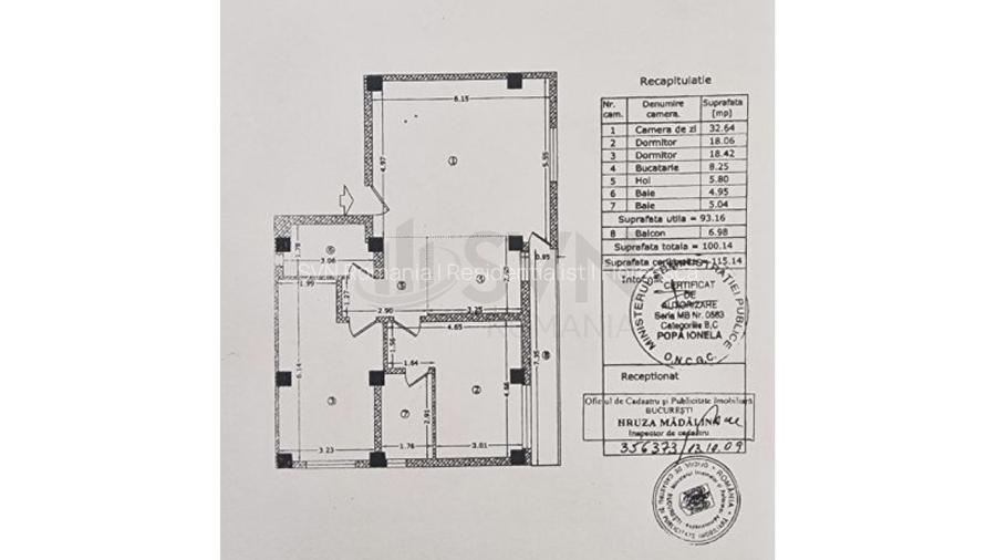 REA1019916 Apartament 3 camere Stefan Cel Mare complet mobilat - 14