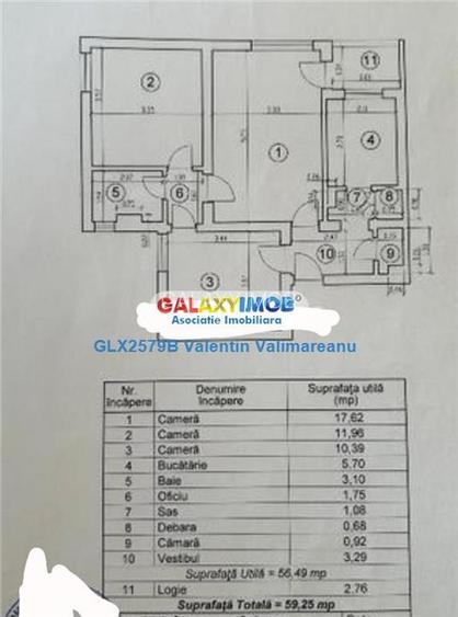 Apartament 3 Camere Dristor COD 253 - 10