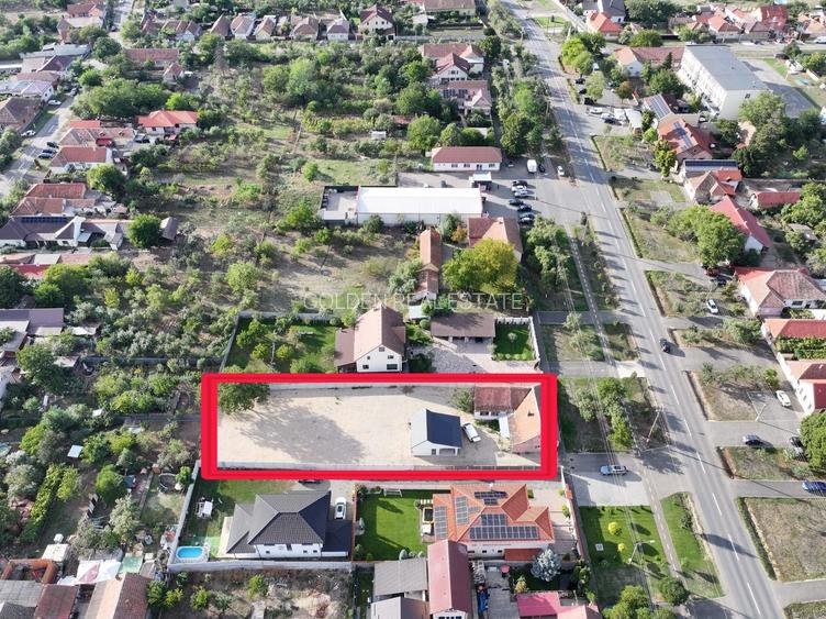 Teren 900 mp cu cladire de birouri pt depozit, parc auto,  centru logistic, etc - 2