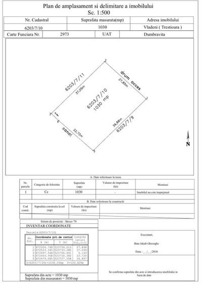 Teren de vânzare 1030m2, intravilan - Jud. Brașov - 3