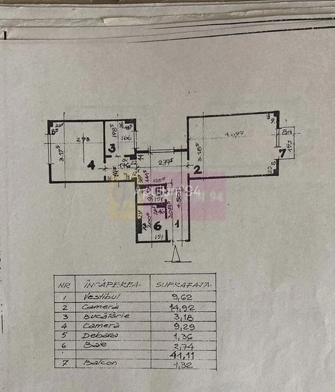 Apartament decomandat, cu 2 camere Lujerului, metrou - 10
