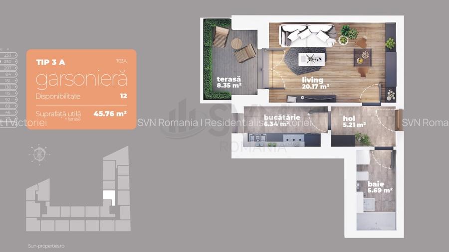 REA1018565 Garsoniera Sun Rebreanu Titan - 2