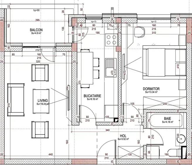 Apartament 2 Camere LUX Decomandat Comision 0 Direct Dezvoltator - 9